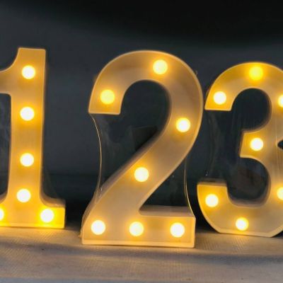 الارقام المضيئة 