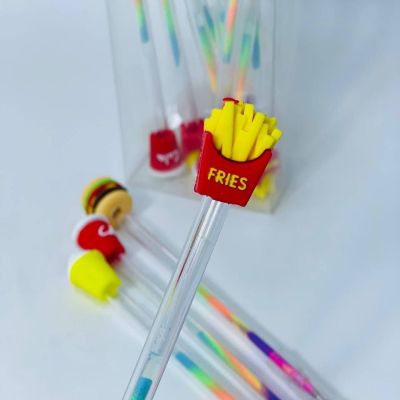 علبة الأقلام الچيل المتعدد السحري ✒️🖊️  بشكل ماكدونالدز 🍔🍟🍦🥤