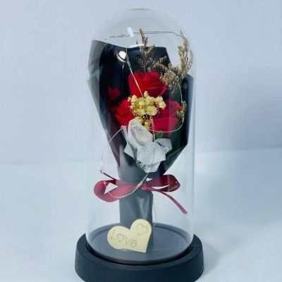 زجاجة بوكية الورد 💐💐💐 بالانوار الكوكتيل 