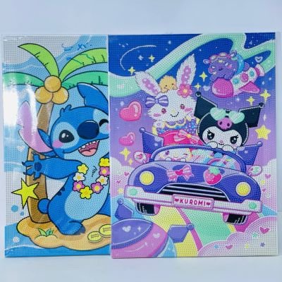 تابلوه الرسم الماسي الديزني ✨👸🏻🕷️🐭 ٣٠*٤٠ سم