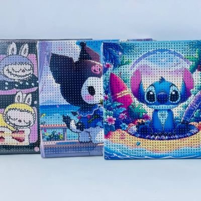 تابلوه الرسم الماسي الديزني ✨👸🏻🕷️🐭 ٢٠*٢٠ سم 