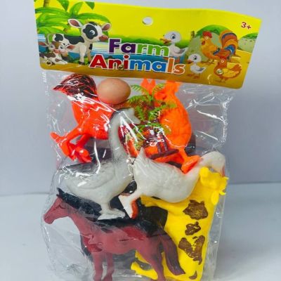 كيس حيوانات المزرعة 🐄🐎🦆🪿🐓🥚