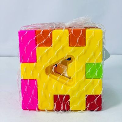 بازل المكعبات البلاستيك التعليمي 🧱🔠🔢