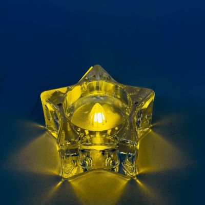 شمع الكريسماس الاكليرك  علي شكل نجمة ⭐️⭐️🕯️🕯️