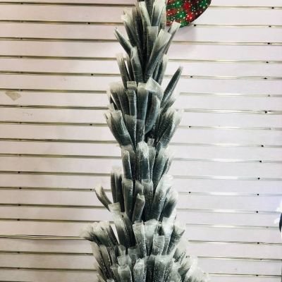  شجرة القنفد الأخضر بالاطراف الثلجي ❄️❄️❄️ 🌫🦚🦚🌲