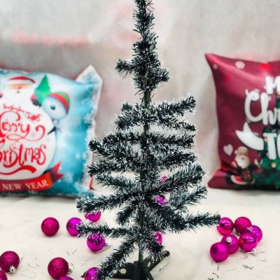 شجرة الأخضر  الثلجي 🟩❄️❄️بالاطراف الأبيض  ٦٠ سم