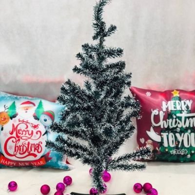 🎄شجرة الأخضر  الثلجي 🟩❄️❄️بالاطراف الأبيض ٩٠ سم