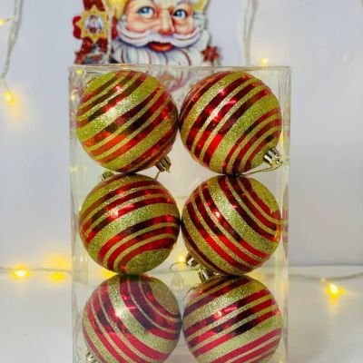 علبة الكور الفاكيوم الأحمر 🔴بالجليتر الدهبي 🟡❄️❄️