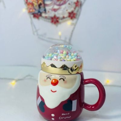 المج الخزف بالغطاء الفوم 🟣🔵🔴🟠المجسم 🎅🏻