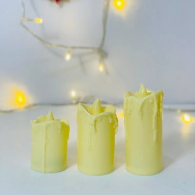 شمع الكريسماس 🕯️🕯️ علبة الشمع 3️⃣ * 1️⃣🕯️🕯️