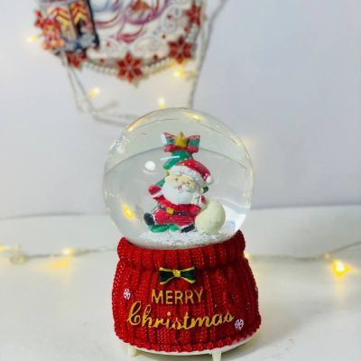  بلورة بابا نويل و شجرة الكريسماس 🎅🏻🎄🎄 والثلج ❄️❄️