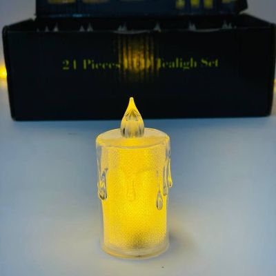 شمع الكريسماس 🕯️🕯️ الشفافة 🕯️🕯️ 