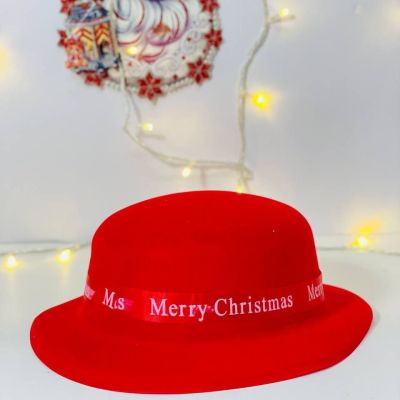 البرنيطة  البلاستيكية في قطيفة 👒🎅🏻 