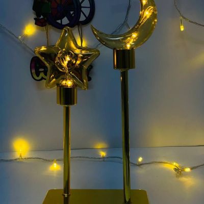 انتيكة ديكور رمضان 🕌🕌 &nbsp;الهلال و النجمة الليد المضيئة ورم