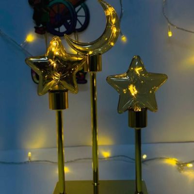  انتيكة ديكور رمضان 🕌🕌 &nbsp;الهلال و النجمة الليد المضيئة ورم 💡