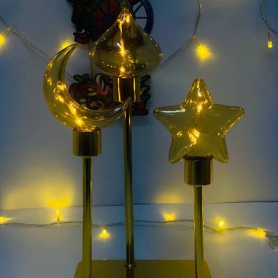 انتيكة ديكور رمضان 🕌🕌 &nbsp;القبة و الهلال و النجمة الليد المضيئة ورم 💡