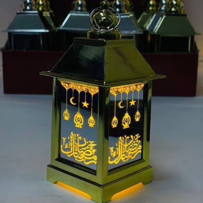 فانوس LED 🌙🕌 وزجاج اشكال برسومات رمضانية 💡