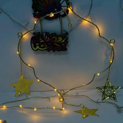  الدلاية المفرغة الذهبية المضيئة 🌙⭐️💡