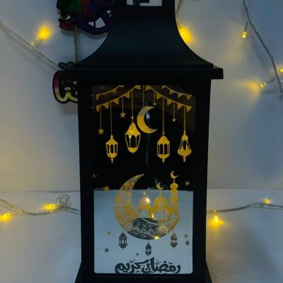 الفانوس المربع بزجاج 4️⃣🕌🪞 بالموسيقى 🎶🎶 