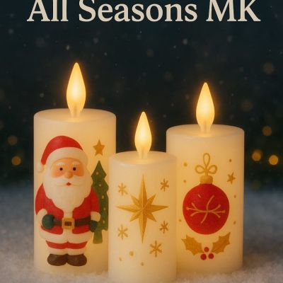 شمع نور كريسماس